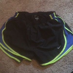DRI-Fit Black blue and yellow shorts